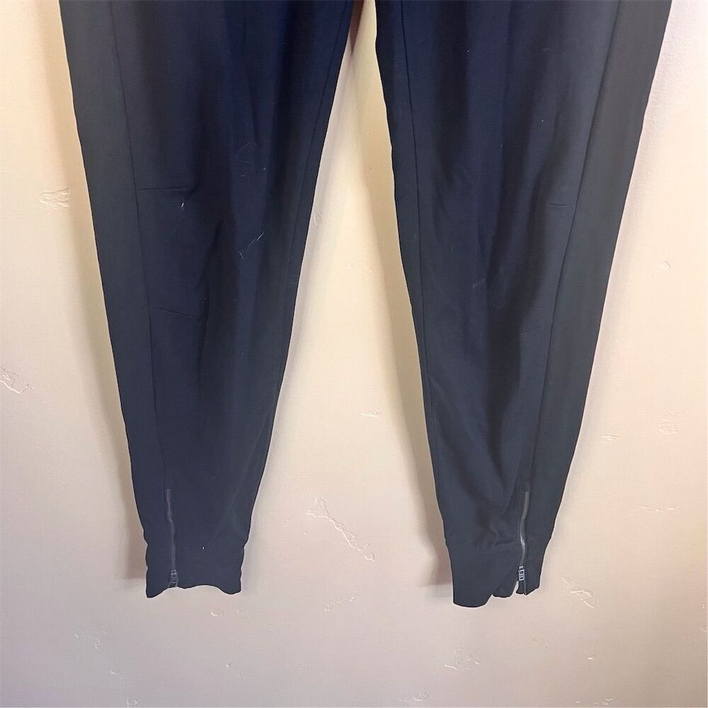 Athleta Mid Town Ankle Women's Jogger Pants Size Small Tall Black Activewear - Picture 3 of 7
